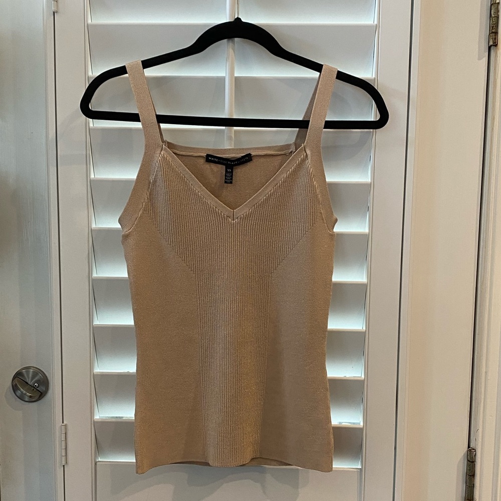 White House Black Market Tank, Gold, XS